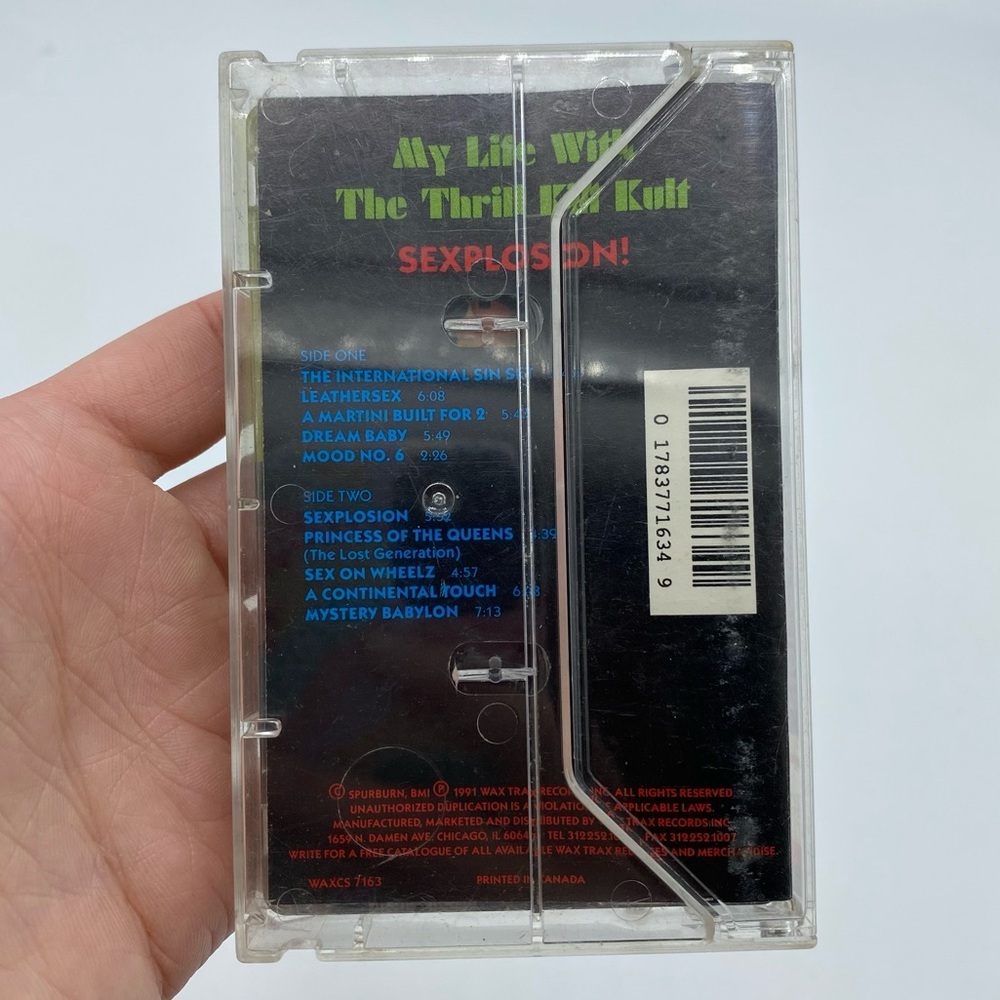 Vintage 1991 Sexplosion: My Life with the Thrill Kill Kult Cassette Tape - Picture 2 of 7